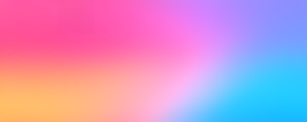 Blurred gradient background with soft pastel colors, pink, blue, yellow, orange, flat design.