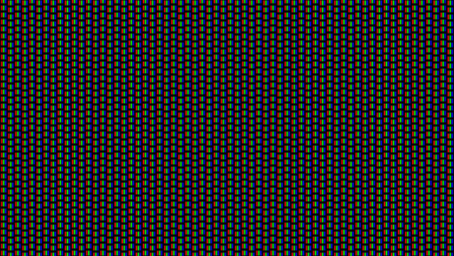 RGB Screen Dots Seamless Pattern. Analog Display Television. Close Up Screen Texture. Macro of LCD Computer Screen Displaying Pure RGB Pixels. Red Green Blue LED Panel. Vector Illustration.