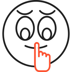 Quiet Vector Icon Design