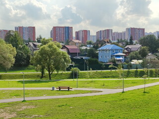 Recreation area in the Russian countryside