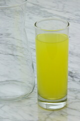 Refreshing pineapple juice