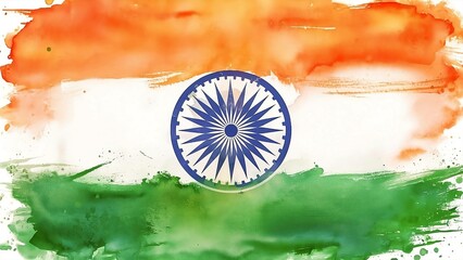 A stunning HD wallpaper of the Indian flag, highlighting its rich colors and design, perfect for patriotic backgrounds