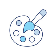 Art Palette vector icon