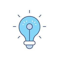 Lightbulb vector icon