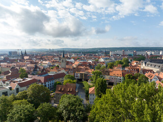 Fototapeta premium Krämerbrücke Erfurt in Thuringia in Germany