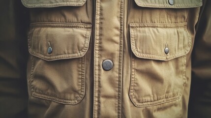 Dressed in a brown jacket, the multiracial man exudes casual confidence while enjoying the sunny afternoon outdoors, surrounded by nature and a peaceful atmosphere