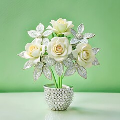 Obraz premium bouquet of flowers in a vase