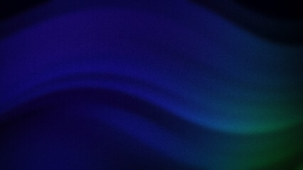 Deep blue and green gradient waves create a smooth, flowing background with a grainy texture. Ideal for digital designs, banners, wallpapers, and modern backdrops