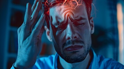 Brain diseases problem cause chronic severe headache