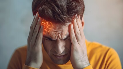 Brain diseases problem cause chronic severe headache