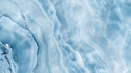 Obraz premium pale blue color marble background, sleek and polished
