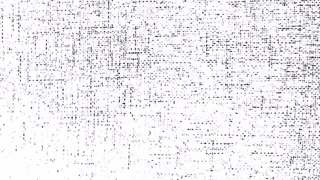 Abstract linen, fabric, dots, scratches, dust, noise, dirt, grain, sprockets for texture overlay background. Apply blend mode screen | Loop Video | 4K UHD ProRes 4444 | Stop Motion