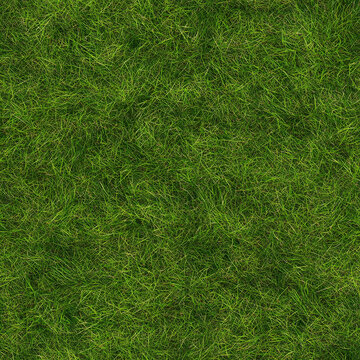 seamless grass texture tile top view short cut green natural lawn ground for surface mapping architecture game design 2d flat	