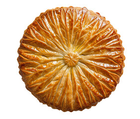 Galette des Rois isolated on transparent background