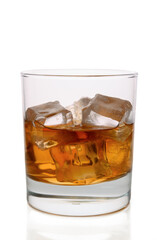 Whisky On The Rocks - Drink with Ice
