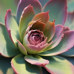 Close-up Succulents. Cactus background