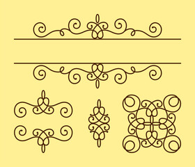 Invitation card ornament