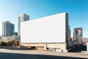 PNG Urban billboard mockup , transparent background
