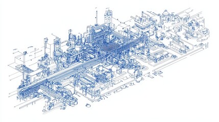 High-resolution diagram of a broadband network expansion plan, including advanced technology, strategic nodes, and fiber optics 