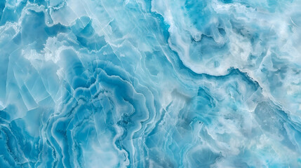 Obraz premium Vibrant sky blue color marble background, lively and smooth