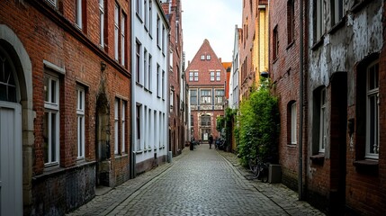 Obraz premium Salzspeicher in the old town of the hanseatic city of LÃ¼beck in Germany 