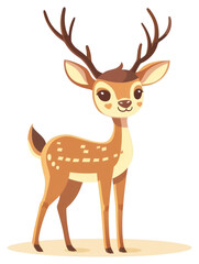 Obraz premium PNG Deer wildlife antelope animal.