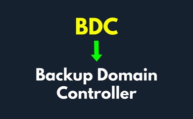 BDC Meaning, Backup Domain Controller