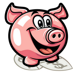 Fototapeta premium saving money logo