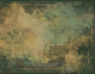 Vintage Grunge Texture Abstract Faded and Distressed Background with Retro Worn and Old Aesthetic