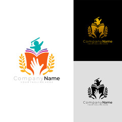 Obraz premium logo inviting students to love reading books