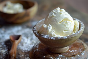 Fototapeta premium A frozen treat like ice cream
