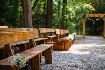 Anticipating an outdoor wedding ceremony