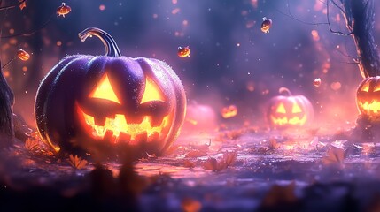 Fototapeta premium happy halloween background