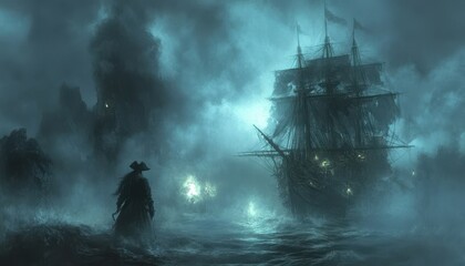 Ghostly Seas: An Eerie Encounter on the High Seas