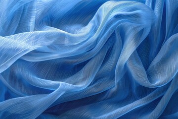 Obraz premium Blue fabric