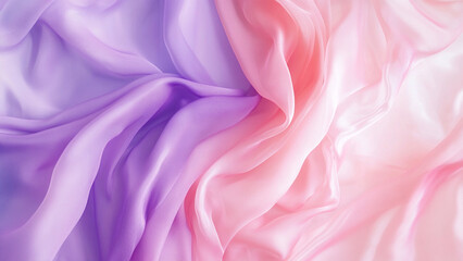 Fototapeta premium Shimmering Embrace: Milky Pink and Purple Blend