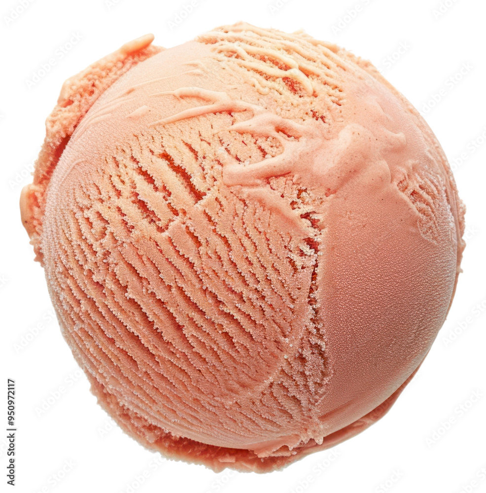 Poster PNG Delicious pink ice cream scoop