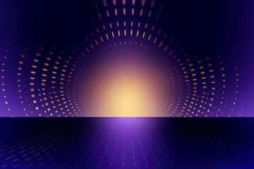 Abstract purple background in dot matrix pattern