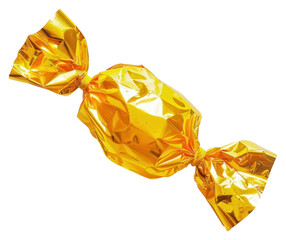PNG Shiny golden wrapped candy