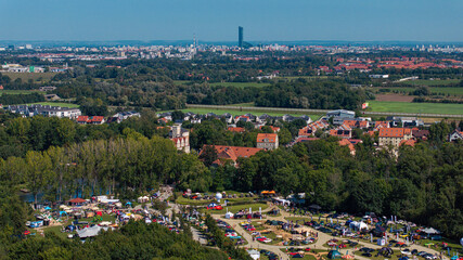 Panorama miejska Wrocław © sopthedrone