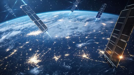 Majestic View of the Earth from Outer Space