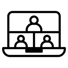video conference icon