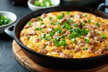 Japanese omelet with fried rice