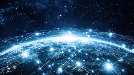 Glowing Global Network and Connectivity in the Universe