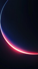 Abstract glowing arc