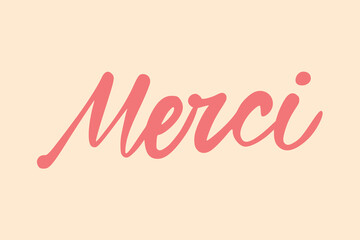 Handwritten Thank you lettering for greeting, colorful typography, lettering collection