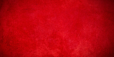 Red suede background. A thin focal part of the red background