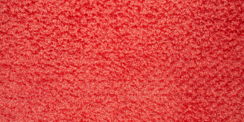 Terracotta fabric as background macro photo. Abstract orange background.