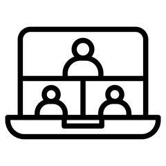 video conference icon