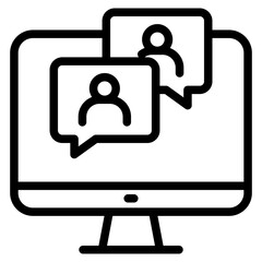 video conference icon